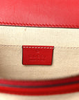 Calfskin Bamboo Web Medium Dionysus Top Handle Bag Red White Blue