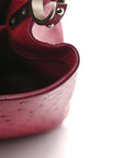 Ostrich Capucines MM Fuchsia