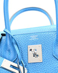 Togo BIRKIN 30 Bleu Zanzibar