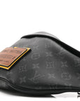 Monogram Eclipse Epi Gaston Label Discovery Bumbag Black Savan Yellow