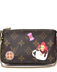 Monogram 2024 Christmas Animation Candy Factory Mini Pochette Accessories Candy Red