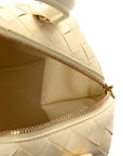 Nappa Intrecciato Mini Bauletto Camomile