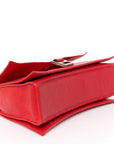 Arena Calfskin Small Crush Chain Bag Tomato Red