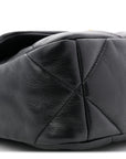 Lambskin Quilted Medium CHNL 19 Flap Black