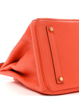 Togo BIRKIN 35 Orange Poppy