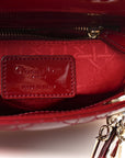 Patent Cannage Mini Lady D1OR Red