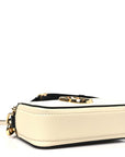 Saffiano Small Snapshot Camera Bag Cloud White Multicolor