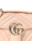 Lambskin Matelasse Small GG Marmont Shoulder Bag Millenial Pink