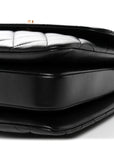 Lambskin Quilted Small Trendy CC Dual Handle Flap Bag Black