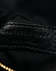 Lambskin Quilted Toy Loulou Puffer Monogram Chain Satchel Black