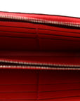 Shiny Alligator Azap Wallet Geranium