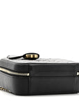 Caviar Quilted Medium CC Filigree Vanity Case Black