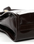 Soft Lux Calfskin Mini Bonnie Dark Brown