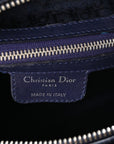 Lambskin Cannage Large Lady D1OR Royal Blue
