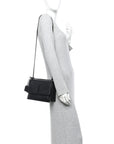 Calfskin Medium Monogram Monochrome Sunset Black