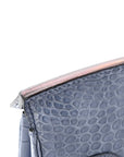Matte Porosus Crocodile 18K White Gold Diamond Birkin 35 Bleu Brighton
