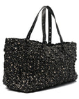 Nappa Nastri Medium Lido Tote Bag Tourmaline