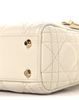 Lambskin Cannage Small My ABCD1OR Lady D1OR Latte