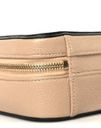 Caviar Quilted Small CC Filigree Vanity Case Beige Black