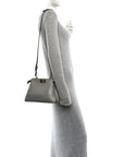 Vitello Small Soft Peekaboo Satchel Matche Latte