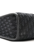 Oblique Grained Calfskin East West Tote Black
