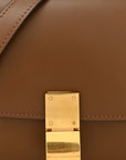 Box Calfskin Small Classic Box Flap Bag Camel