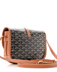 Goyardine Belvedere II PM Messenger Bag Black Gold