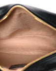 Monogram Matelasse Diagonal Small GG Marmont Chain Shoulder Bag Beige Black