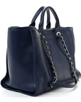 Calfskin Medium Deauville Navy