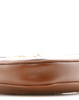 New Canvas Charisma Calfskin Crystal GG Monogram Mini Jackie 1961 Hobo Camel Ebony