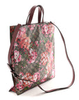 Soft GG Supreme Monogram Blooms Vertical Tote Beige Multicolor Dry Rose