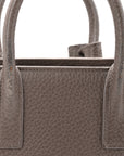 Grained Calfskin Baby Sac De Jour Fog