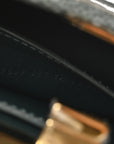 Stingray Shiny Nappa Petite Peekaboo I SEE U Satchel Verde Inglese
