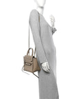 Grained Calfskin Nano Belt Bag Light Taupe