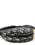 Oblique Saddle Bag Blue