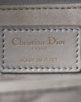 Pearly Lambskin Cannage Medium Lady D1OR Grey