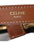 Triomphe Canvas Calfskin Ava Shoulder Bag Tan
