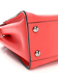 Vitello Seta Nappa Mini Plexi Handle Peekaboo Iconic Satchel Pomodoro