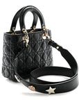 Lambskin Cannage Small My ABCD1OR Lady D1OR Black