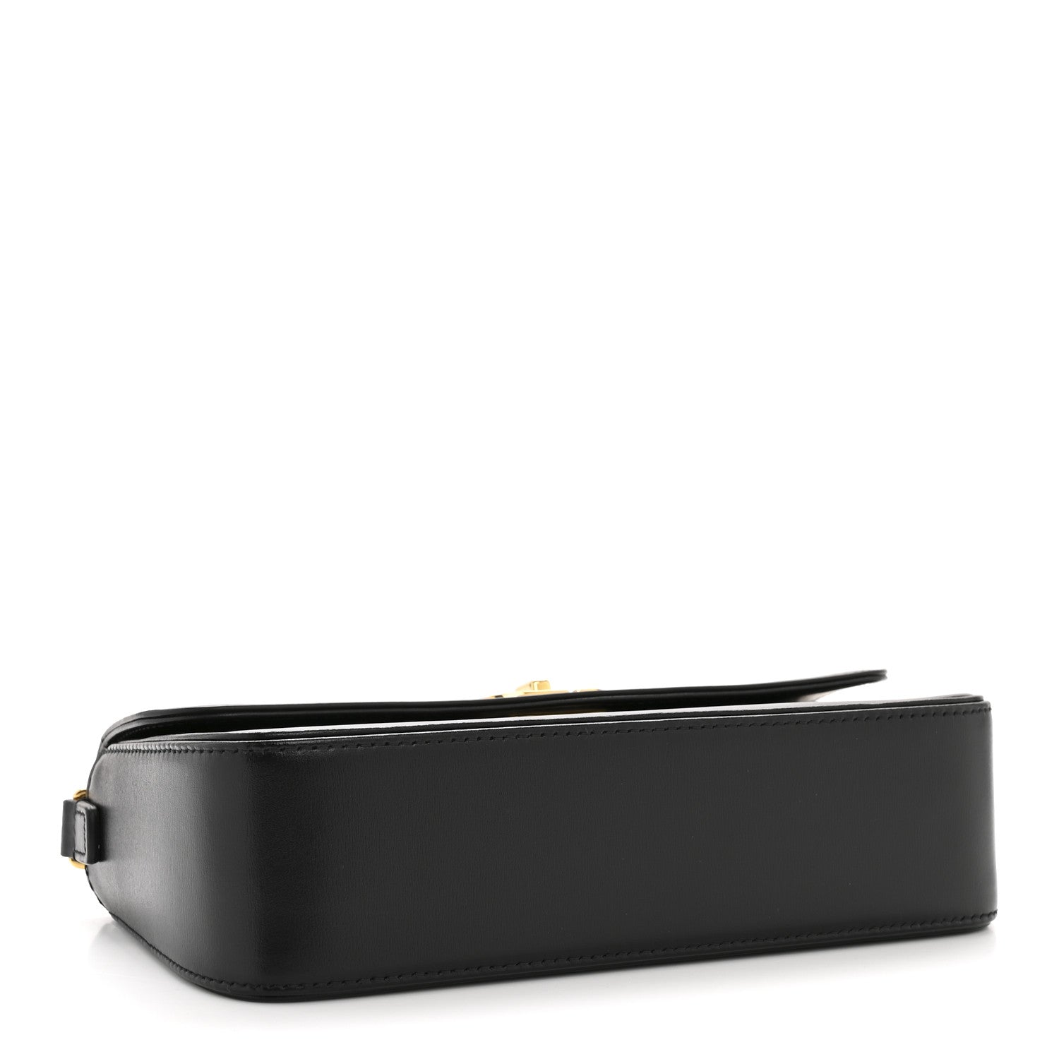 Box Calfskin 30 Montaigne Avenue Pouch Black