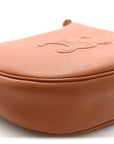 Supple Calfskin Small Triomphe Heloise Shoulder Bag Tan
