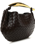 Nappa Intrecciato Sardine Bag Bitter Chocolate