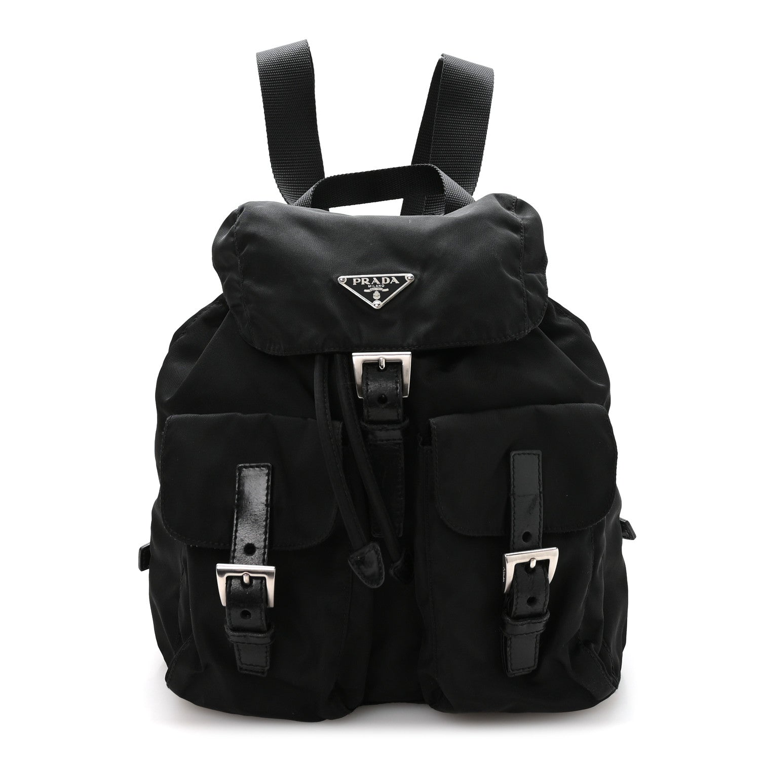 Nylon Vela Small Backpack Black