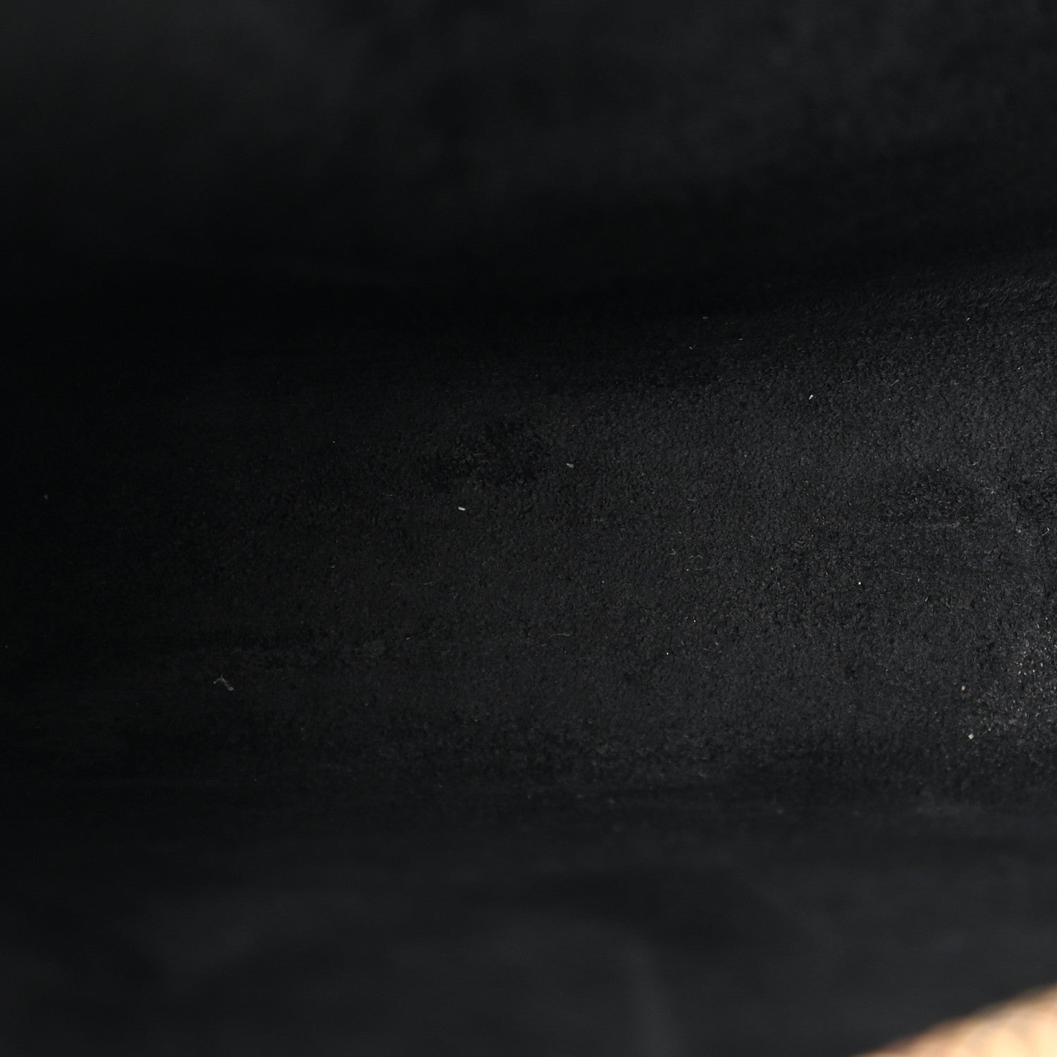 Grained Calfskin Caro Double Pouch Black