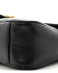 Calfskin Matelasse Small GG Marmont Shoulder Bag Black