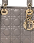 Lambskin Cannage Small My ABCD1OR Lady D1OR Grey