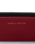 Lambskin Quilted CHNL 19 Wallet On Chain WOC Black