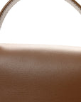 Silky Calfskin Small Ciao Ciao Nocciola
