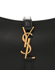 Smooth Calfskin Le 5 A 7 Mini Hobo Black
