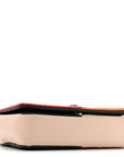 Lambskin Quilted Small Lola Bag Bright Red Orange